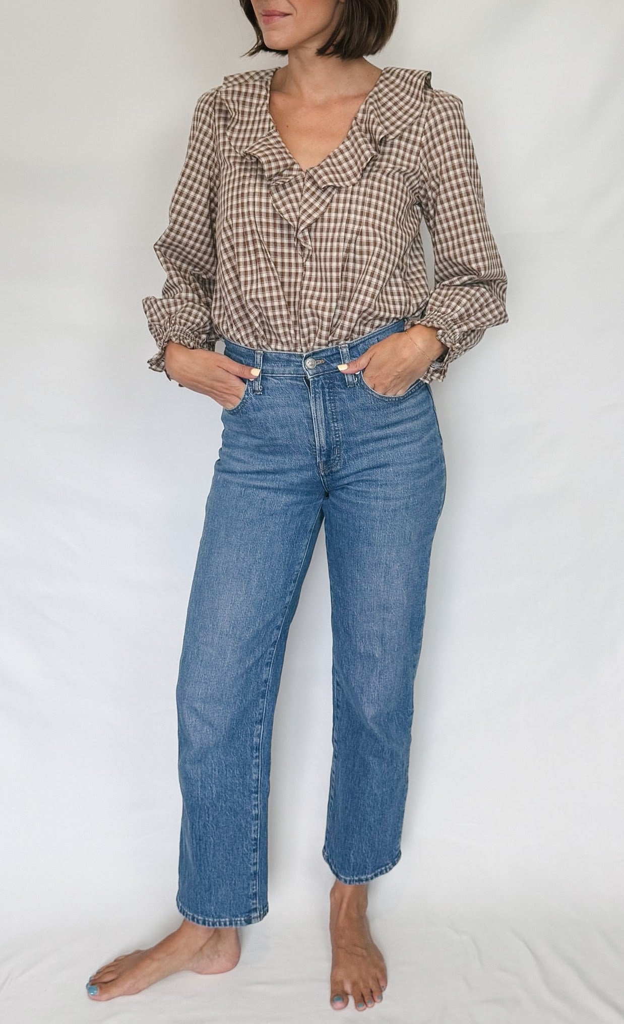 Gland Ruffle Blouse