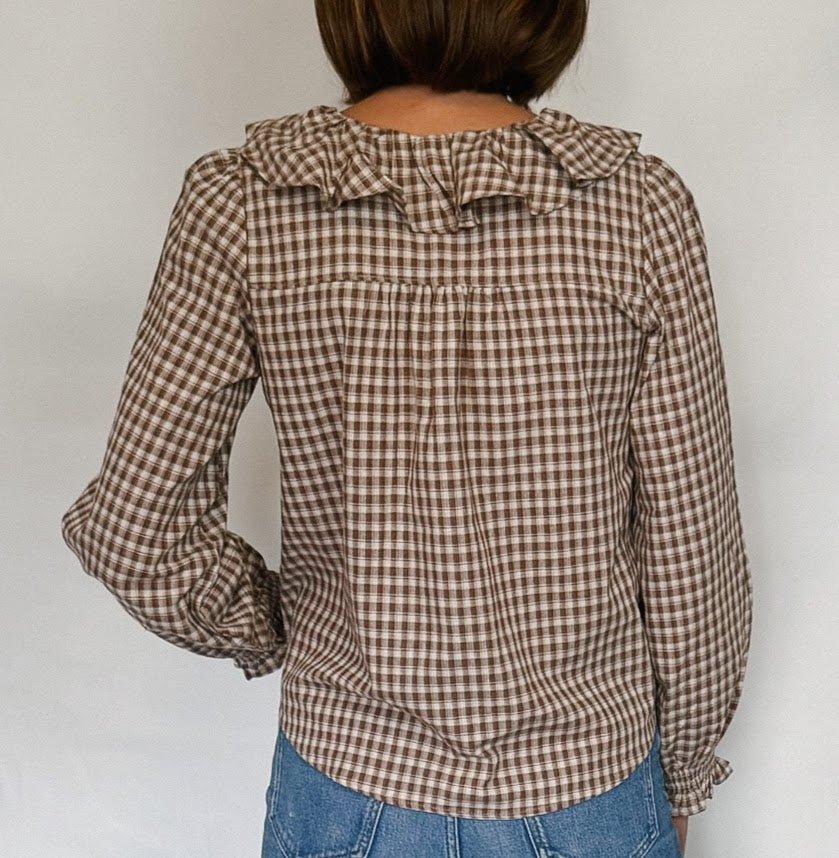 Gland Ruffle Blouse