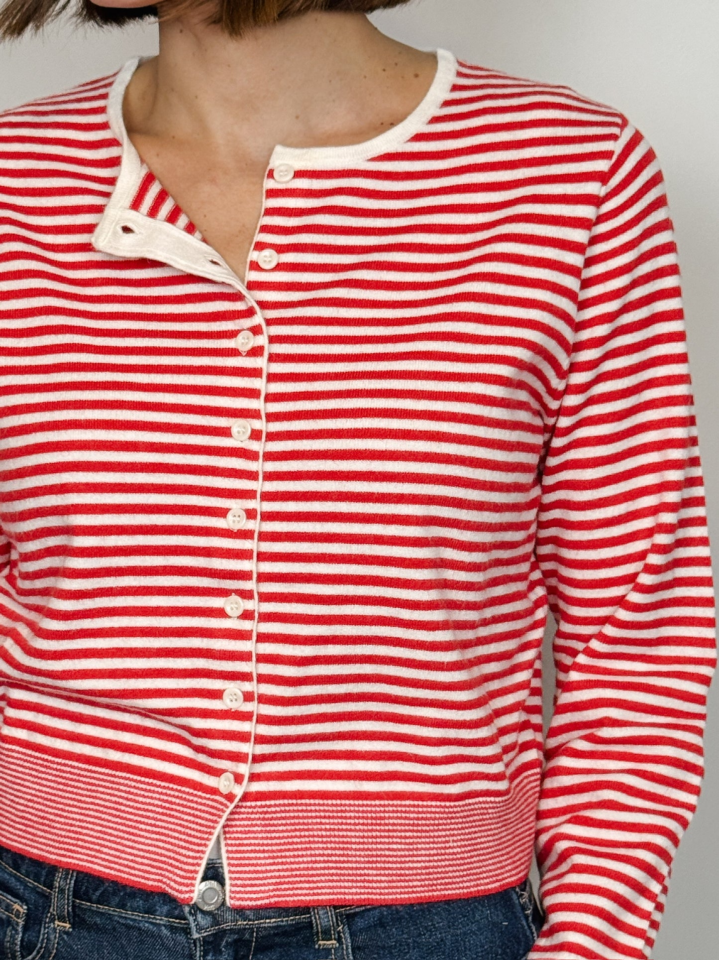 Greta Striped Cardigan