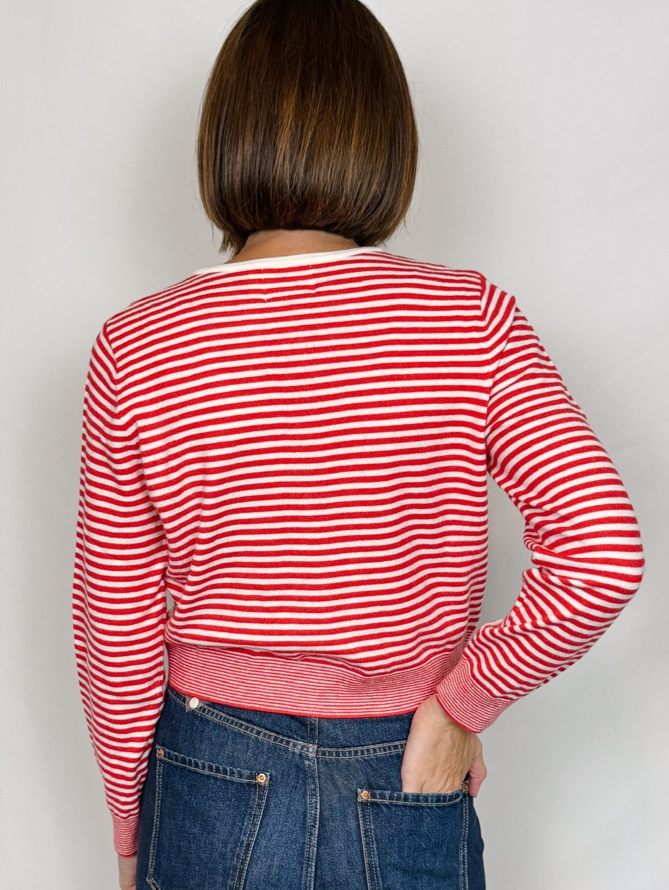 Greta Striped Cardigan